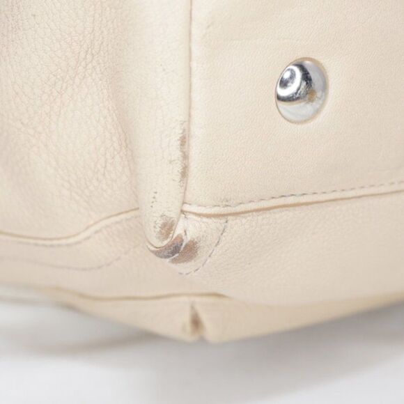 Coach Penelope B1282-F19264 Tan and Ivory Pebbled Leather Bag - Picture 11 of 11